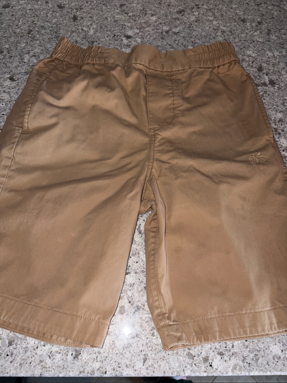 Burberry Brown Elastic-Waist Kids Shorts